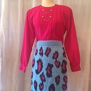 Josephine long sleeve pink top sz8 [1126]